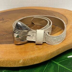 The Leather Shop Genuine Leather Vintage 80’s Belt Sz:M
